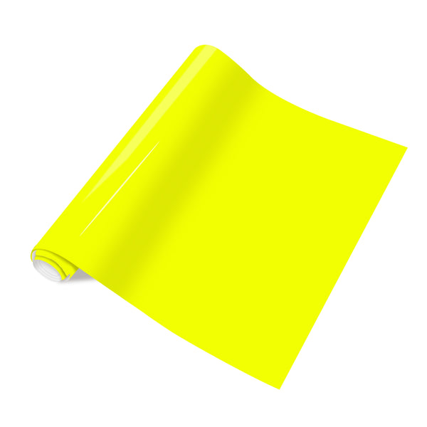 Tintnut Lemon Yellow Neon HTV Vinyl Pastel Neon Heat Transfer Vinyl Iron On Vinyl for T-Shirts DIY
