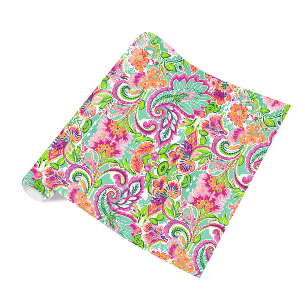 Tintnut Watercolor Floral HTV Vinyl Paisley Flower Iron on Vinyl for T-Shirts Clothing Bags HTV Vinyl