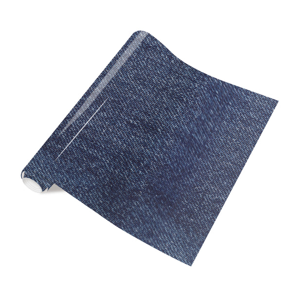 Tintnut Denim Heat Transfer Vinyl Blue Jeans Printed Heat Transfer Vinyl Patterned HTV Distressed HTV Iron on Vinyl for T-Shirts DIY
