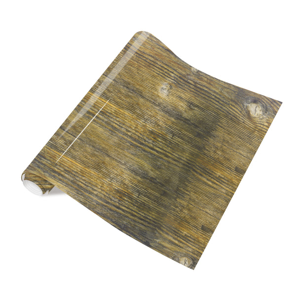 Tintnut Wood Pattern Vinyl Heat Transfer Brown Wood HTV Vinyl White Wooden Planks Iron on Vinyl Vintage HTV for t-Shirts DIY