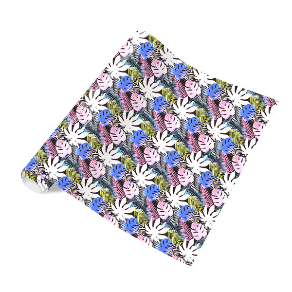 Tintnut Tropical Leaves HTV Vinyl Pineapple Hawaiian Floral Pattern Iron on Vinyl Coconut Tree Palm Printed HTV DIY T-Shirt Hat
