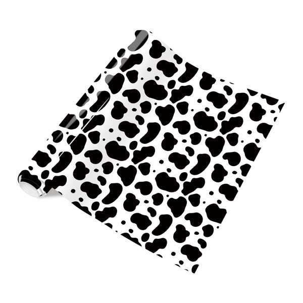 Tintnut Leopard Heat Transfer Vinyl Cow Printed HTV Vinyl Leopard Cow Patterned HTV Iron on Vinyl for T-Shirts Clothing Bags