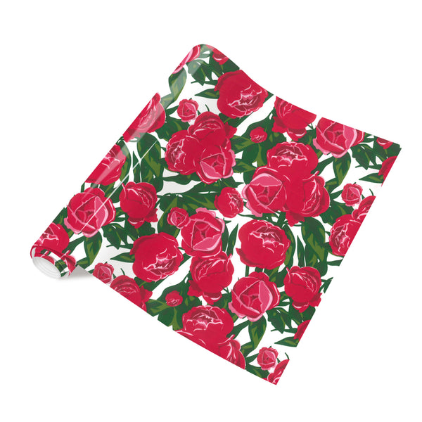 Tintnut White Rose Flower Heat Transfer Vinyl Rose Floral Pattern HTV Iron On Vinyl DIY T-Shirts Hats Clothes Canvas Bags