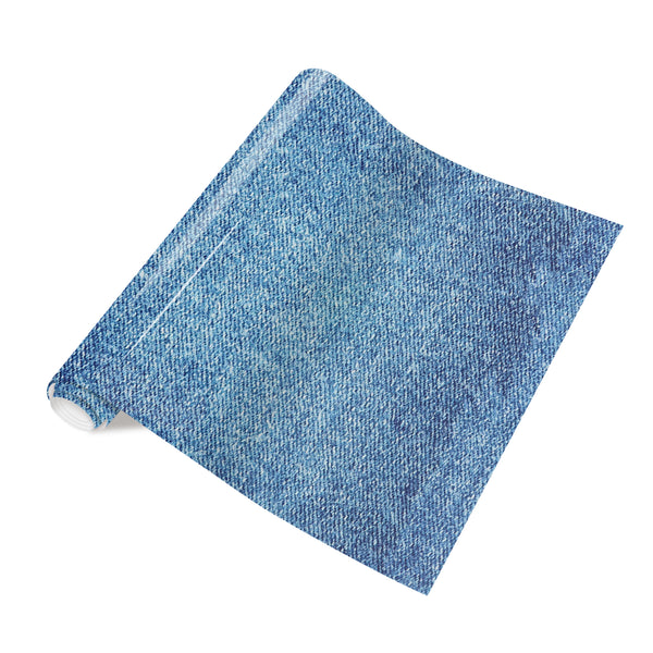 Tintnut Denim Vinyl Heat Transfer Blue Jeans Printed Heat Transfer Vinyl Patterned HTV Distressed HTV Iron on Vinyl for T-Shirts DIY