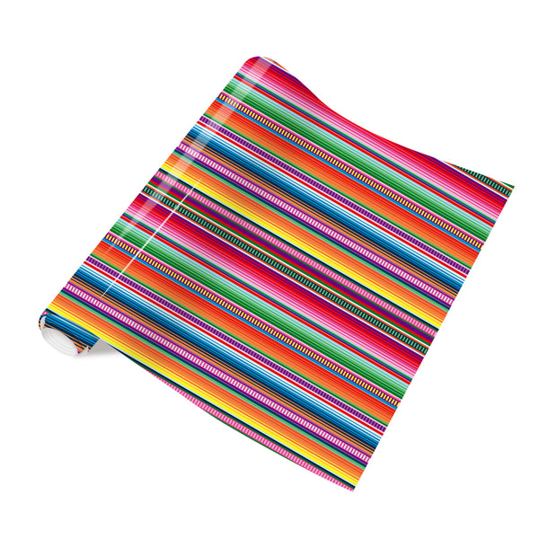 Tintnut Cinco De Mayo Mexico HTV Vinyl Mexican Serape Heat Transfer Vinyl Zarape Stripes HTV Iron On Vinyl for Clothes
