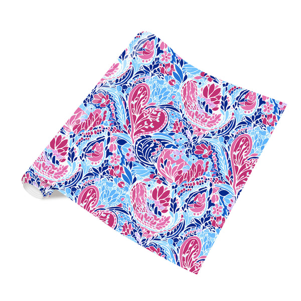 Tintnut Paisley Flower HTV Vinyl Watercolor Floral Iron on Vinyl for T-Shirts Clothing Bags HTV Vinyl