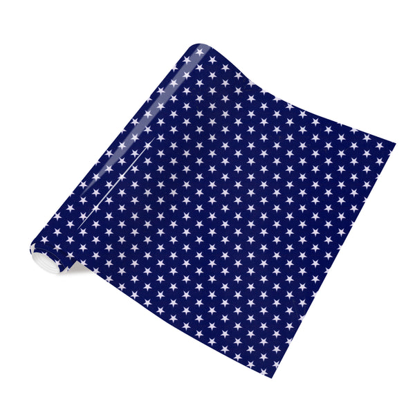 Tintnut Stars American Flag Heat Transfer Vinyl Patriotic Navy Stars Independence Day Iron On Vinyl