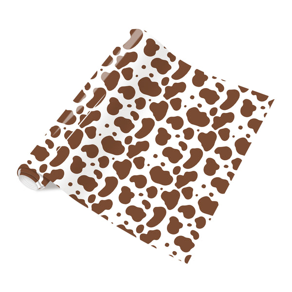 Tintnut Leopard HTV Vinyl Heat Transfer Cow Printed HTV Vinyl Leopard Cow Patterned Iron on Vinyl for T-Shirts Clothing Bags