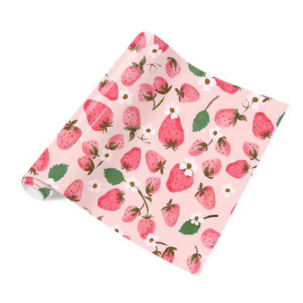 Tintnut Strawberry Heat Transfer Vinyl Patterned HTV for T-Shirts Red and Green HTV Iron on Vinyl for Fabrics DIY Patterned HTV