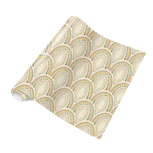 Tintnut Rainbow Vinyl Heat Transfer Boho Patterned HTV Heat Transfer Vinyl Boho Leaves HTV Iron on Vinyl for T-Shirts