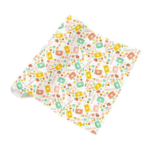 Tintnut Medical Stethoscope Patterned HTV Heat Transfer Vinyl Hospital Nurse HTV Vinyl Heat Transfer for Fabrics HTV Iron on Vinyl DIY