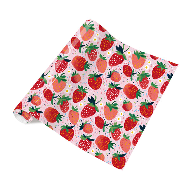 Tintnut Strawberry Heat Transfer Vinyl Patterned HTV Vinyl for T-Shirts Red and Green HTV Iron on Vinyl for Fabrics DIY Patterned HTV Vinyl