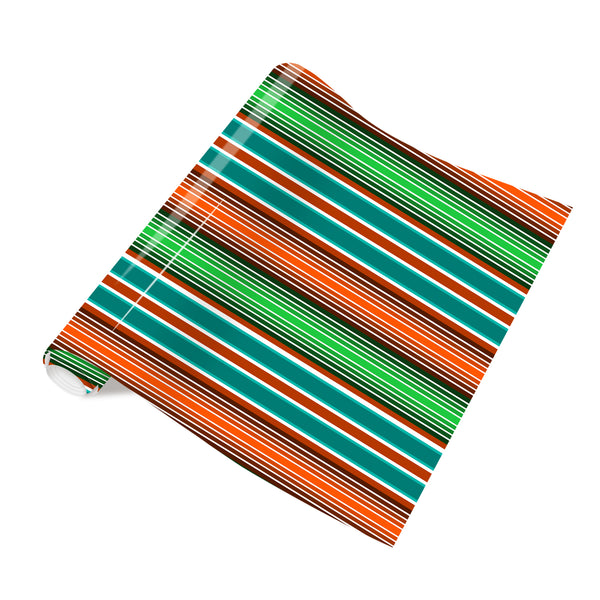 Tintnut Cinco De Mayo Mexico HTV Mexican Serape Heat Transfer Vinyl Zarape Stripes HTV Iron On Vinyl for Clothes,Hat