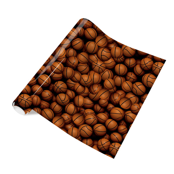 Tintnut Basketball Heat Transfer Vinyl Patterned Iron on Vinyl for T-Shirts Clothing Bags Hat HTV Vinyl Craft