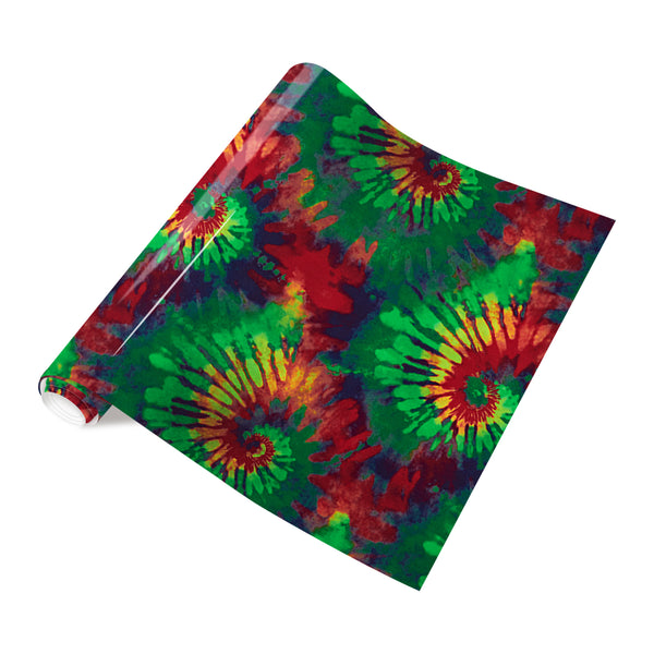 Tintnut Dark Green Tie dye HTV Heat Transfer Vinyl Iron on Vinyl Seamless Swirl Patterned HTV for Tshirts DIY