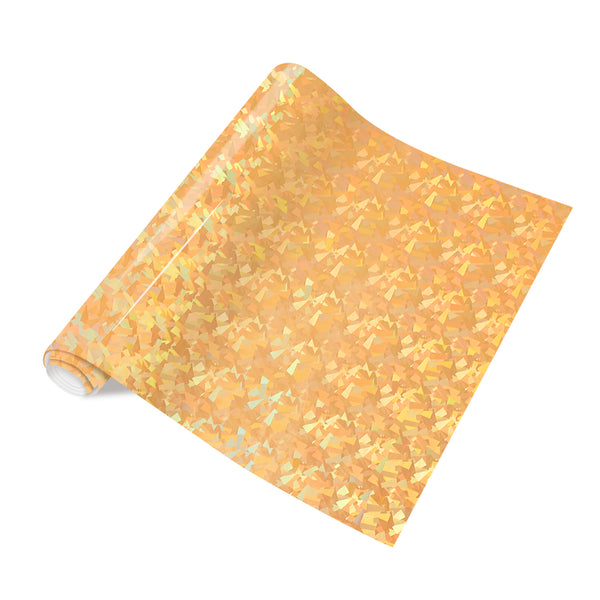 Tintnut Metallic Vinyl Heat Transfer Gold HTV Vinyl Heat Transfer Bundle Chrome HTV Foil Holographic Gold HTV Iron On Vinyl for T-Shirts DIY