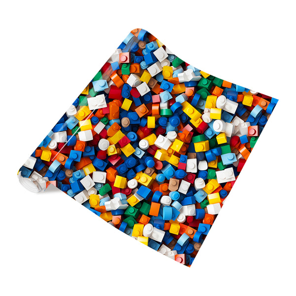 Tintnut Building Block HTV Yellow and Red Heat Transfer Vinyl Green Blue HTV Vinyl Iron on Vinyl Toys Patterned HTV for T-Shirts