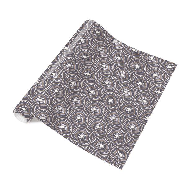 Tintnut Gray Boho Vinyl Heat Transfer Leaves Patterned HTV Heat Transfer Vinyl Boho Leaves HTV Iron on Vinyl for T-Shirts,Hat