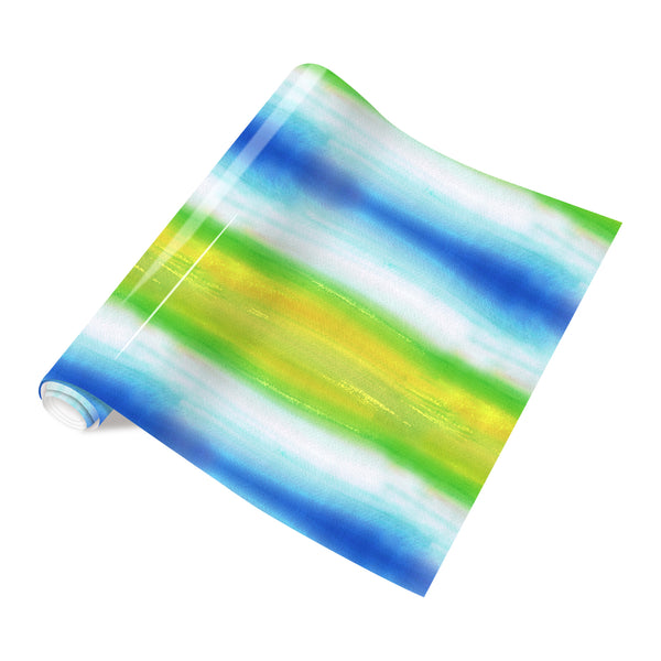 Tintnut Teal Green Cyan Gradient Rainbow Heat Transfer Vinyl Patterned HTV for Fabric Iron on Vinyl for T-Shirts