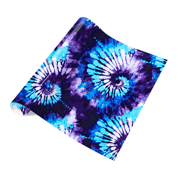 Tintnut Blue Purple Tie dye HTV Heat Transfer Vinyl Iron on Vinyl Seamless Swirl Patterned HTV for Tshirts DIY