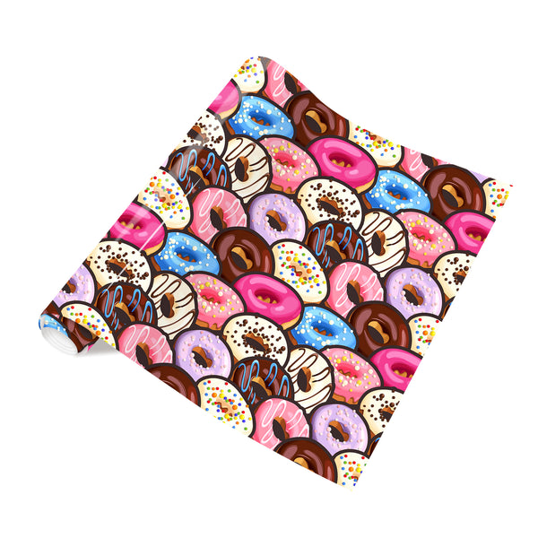Tintnut Donut Sprinkle Heat Transfer Vinyl Sweet Bakes HTV Iron on Vinyl Patterned Printed Frosting Birthday Party Decor HTV DIY Clothes