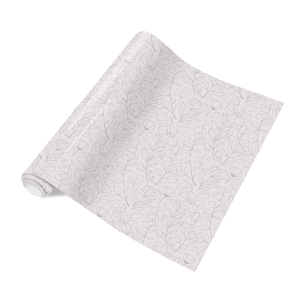 Tintnut Gray Boho HTV Heat Transfer Vinyl Leaves Patterned Heat Transfer Vinyl Boho Leaves HTV Iron on Vinyl for T-Shirts