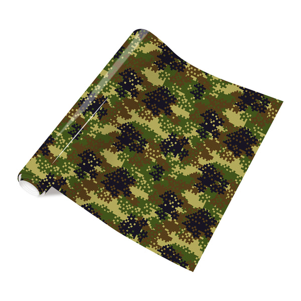 Tintnut Camo Patterned Heat Transfer Vinyl Patterned HTV Iron on Vinyl for T-Shirts Clothing Bags HTV Vinyl