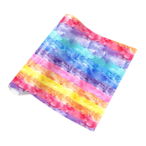 Tintnut Colorful Rainbow Gradient Heat Transfer Vinyl Patterned HTV for Fabric Iron on Vinyl for T-Shirts Clothing