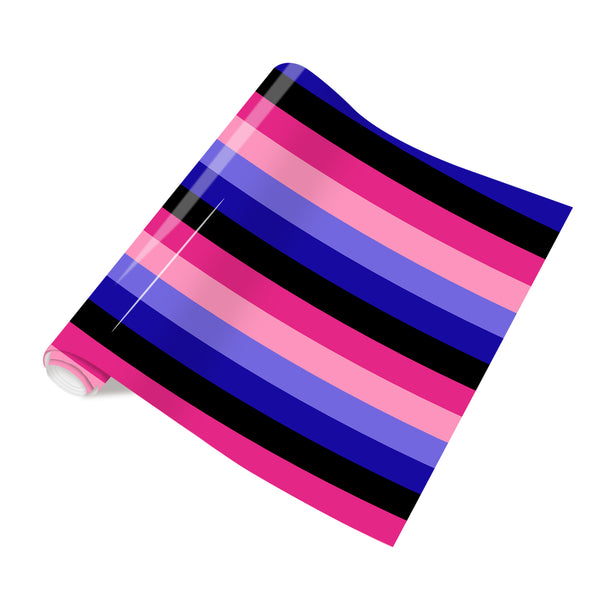 Tintnut LGBT Pride Flags Patterned HTV Vinyl Pride LGBT Vinyl Heat Transfer Rainbow Iron on Vinyl for T-Shirts DIY Pride Month Patterned HTV