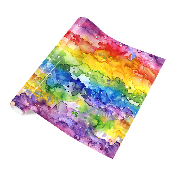 Tintnut Colorful Chameleon Rainbow Gradient Heat Transfer Vinyl Patterned HTV for Fabric Iron on Vinyl for T-Shirts Clothing