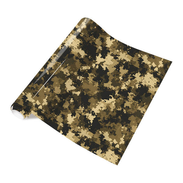 Tintnut Camo Patterned HTV Vinyl Heat Transfer Patterned HTV Iron on Vinyl for T-Shirts Clothing Bags HTV Vinyl