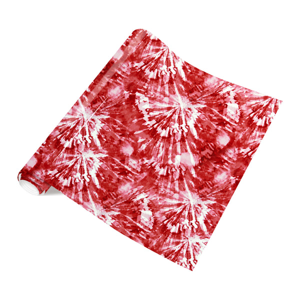 Tintnut Pure Red Tie dye HTV Heat Transfer Vinyl Iron on Vinyl Seamless Swirl Patterned HTV for Tshirts DIY