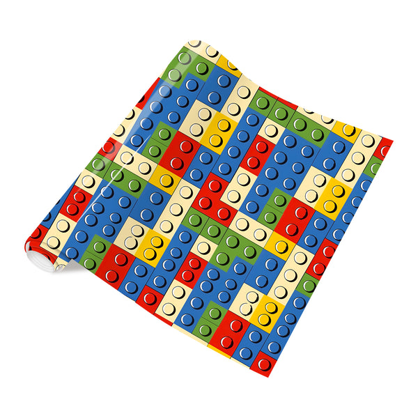 Tintnut Building Block HTV Yellow and Red Heat Transfer Vinyl Toys Patterned HTV Iron on Vinyl Green Blue HTV Vinyl for T-Shirts