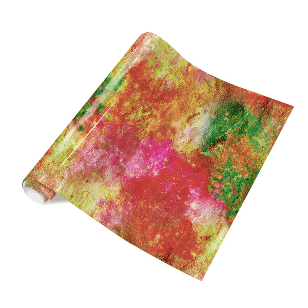 Tintnut Grungy Watercolor Heat Transfer Vinyl Neon Bold Rainbow Patterned HTV Iron on Vinyl for T-Shirts, Clothing & Bags DIY