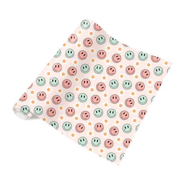 Tintnut Retro Heat Transfer Vinyl Retro HTV Groovy Vinyl Heat Transfer Daisy Patterned HTV Iron on Vinyl for Tshirts DIY
