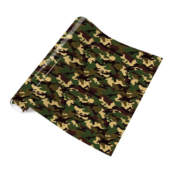 Tintnut Camo Patterned HTV Vinyl Patterned HTV Heat Transfer Vinyl Iron on Vinyl for T-Shirts Clothing Bags HTV Vinyl