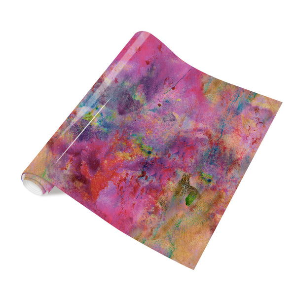 Tintnut Grungy Watercolor Heat Transfer Vinyl Neon Pink Blend Patterned HTV Iron on Vinyl for T-Shirts, Clothing & Bags