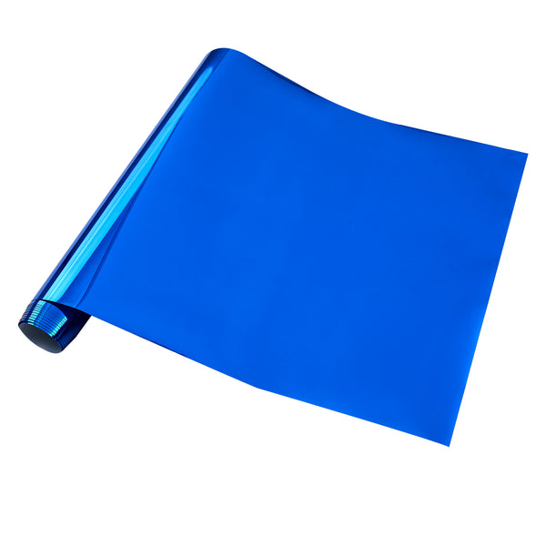 Tintnut Royal Blue Metallic Heat Transfer Vinyl Chrome HTV Vinyl Foil Holographic Iron On Vinyl