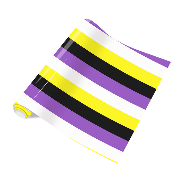 Tintnut LGBT Pride Flags Patterned HTV Vinyl Pride LGBT Heat Transfer Vinyl Rainbow HTV Iron on Vinyl for T-Shirts DIY Pride Month Patterned HTV