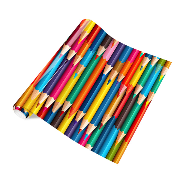 Tintnut School Patterned HTV Heat Transfer Vinyl Kindergarten HTV School Vinyl Heat Transfer Iron on Vinyl for Fabrics HTV