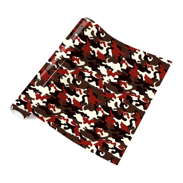 Tintnut Camo Patterned Heat Transfer Vinyl Patterned HTV Iron on Vinyl for T-Shirts Clothing Bags Vinyl