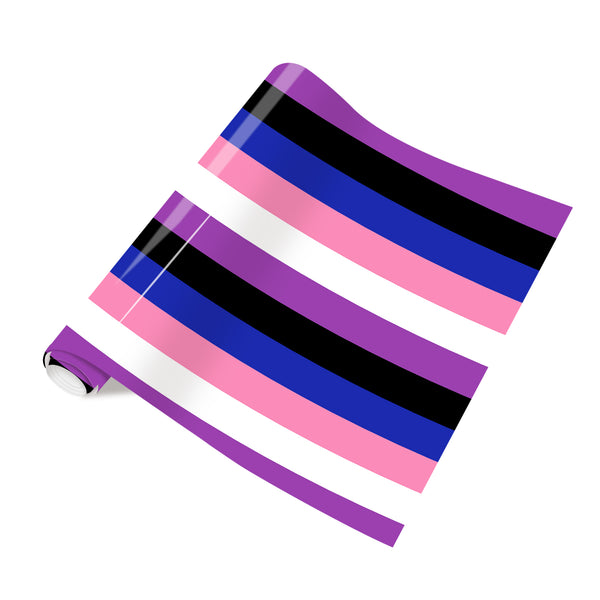 Tintnut LGBT Pride Flags Patterned HTV Vinyl Pride LGBT Vinyl Heat Transfer Rainbow  HTV Iron on Vinyl for T-Shirts DIY Pride Month Patterned HTV