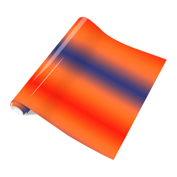 Tintnut Red Blue Gradient Heat Transfer Vinyl Bright Heat Transfer Vinyl for T-Shirts DIY Patterned HTV Vinyl
