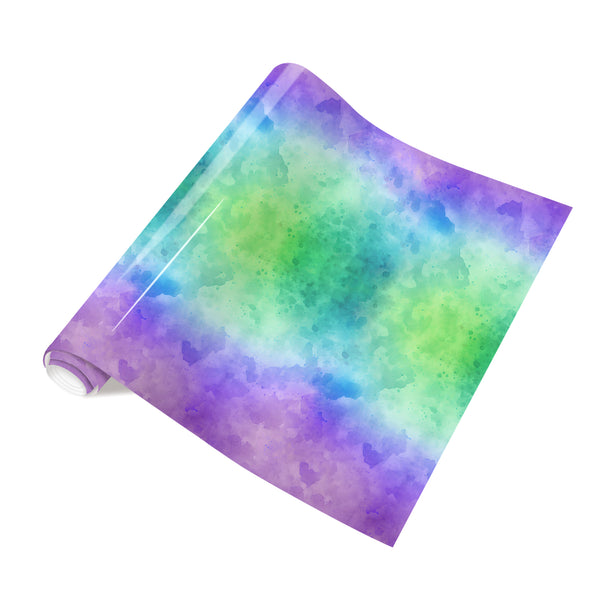 Tintnut Watercolor Gradient HTV Gradient Color Heat Transfer Vinyl Iron on Vinyl for T-Shirts Clothing Bags HTV Vinyl