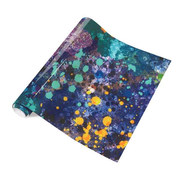Tintnut Splash Patterned HTV Vinyl Tintnut Purple Green Heat Transfer Vinyl Watercolor HTV Ink Iron On Vinyl for T-Shirts Hats Clothes