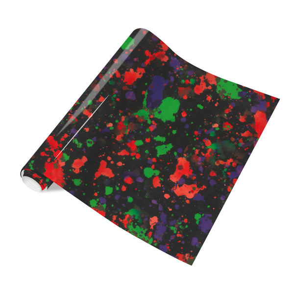 Tintnut Splash Patterned HTV Vinyl Green Orange Heat Transfer Vinyl HTV Ink Iron On Vinyl for T-Shirts Hats Clothes