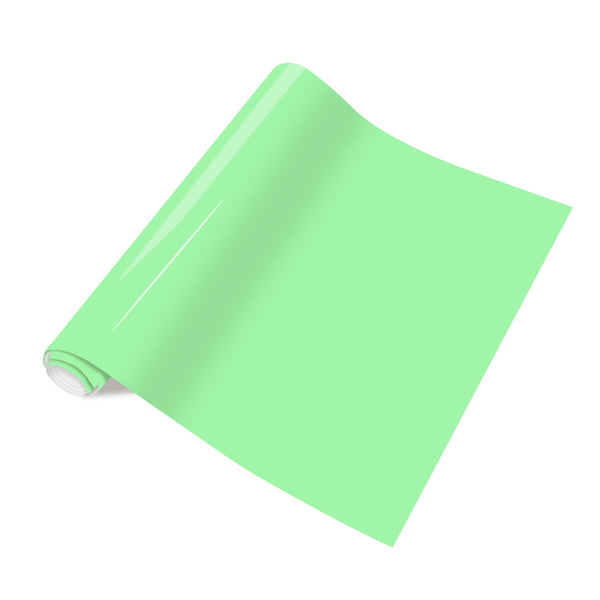 Tintnut Leaf Green Pastel Heat Transfer Vinyl Candy Color HTV Iron on Vinyl for T-Shirts Clothing Bags HTV Vinyl