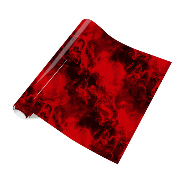 Tintnut Red Black Flame HTV Heat-Transfer-Vinyl Burning Fire Patterned HTV Iron on Vinyl Fire Heat Transfer Vinyl for T-Shirts Hats Clothing DIY