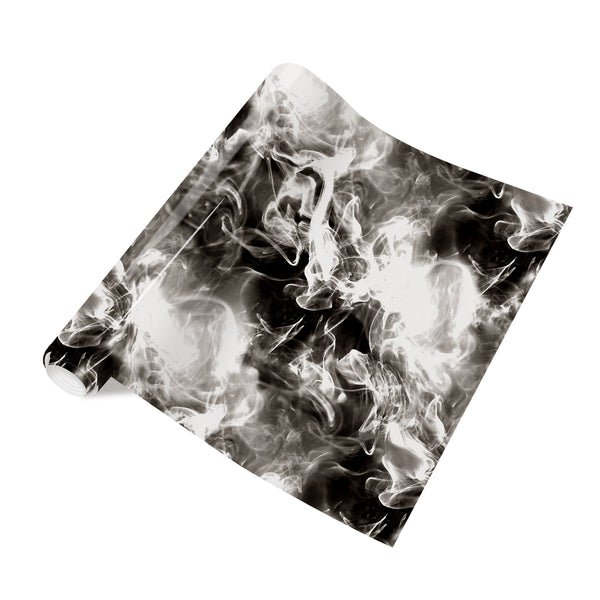 Tintnut Black Grey Flame HTV Heat-Transfer-Vinyl Burning Fire Patterned HTV Iron on Vinyl Fire Heat Transfer Vinyl for T-Shirts Hats Clothing DIY