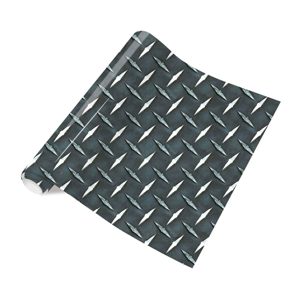 Tintnut Diamond Plate Heat Transfer Vinyl Metal Plate Iron on Vinyl Pattern Printed HTV DIY T-Shirt, Hats, Clothing
